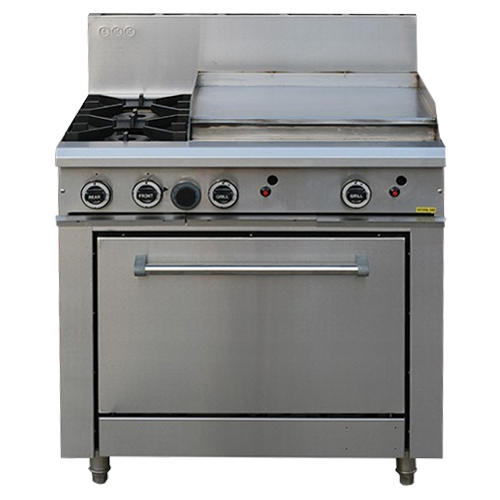 Gas Oven With Cooktop And Griddle, Countertop Gas Stove With Griddle Pans